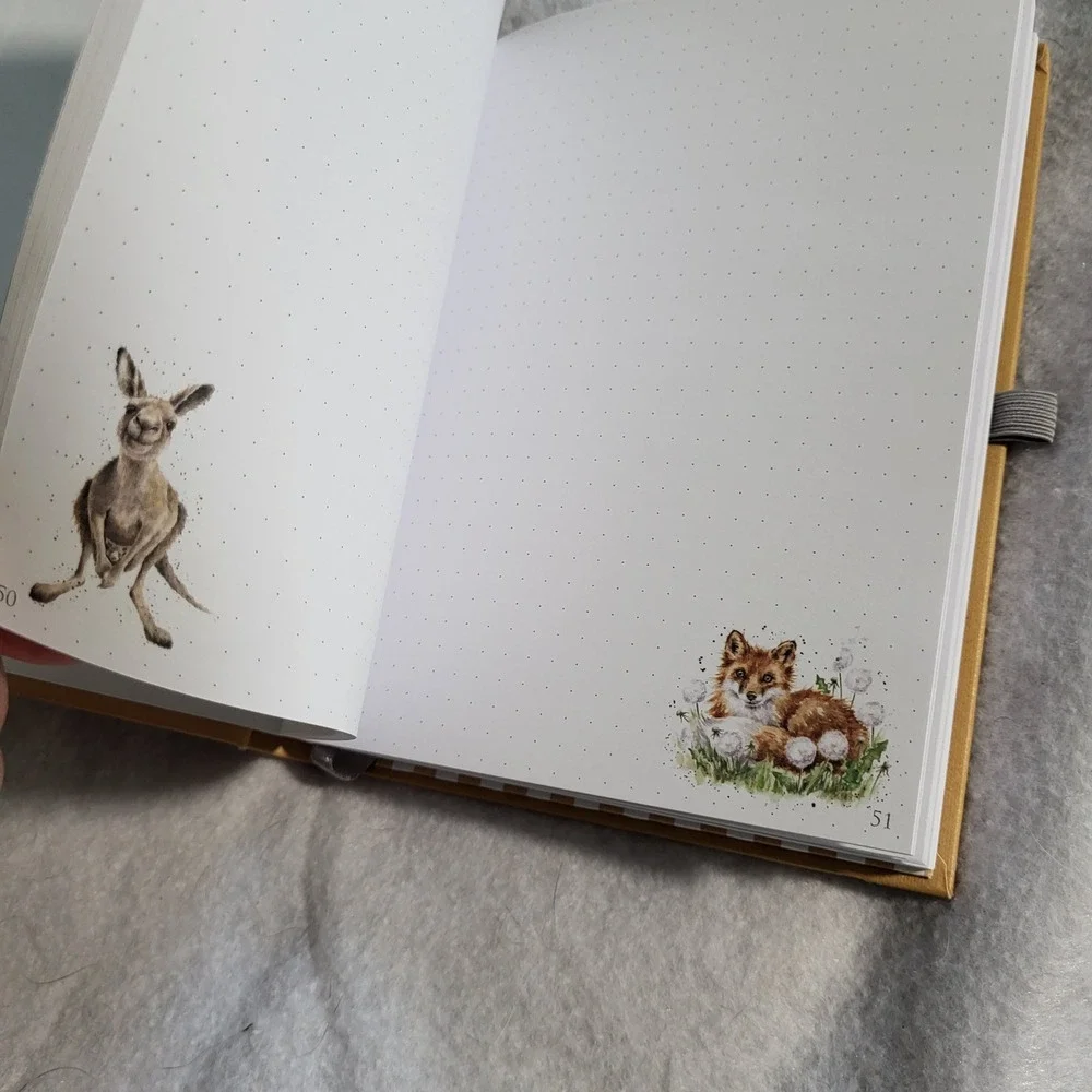Wrendale Designs Hannah Dale Mouse Mushroom Journal Notebook Wildlife Pages Book